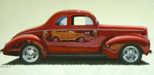 Red Yellow Car -Ken Taylor
